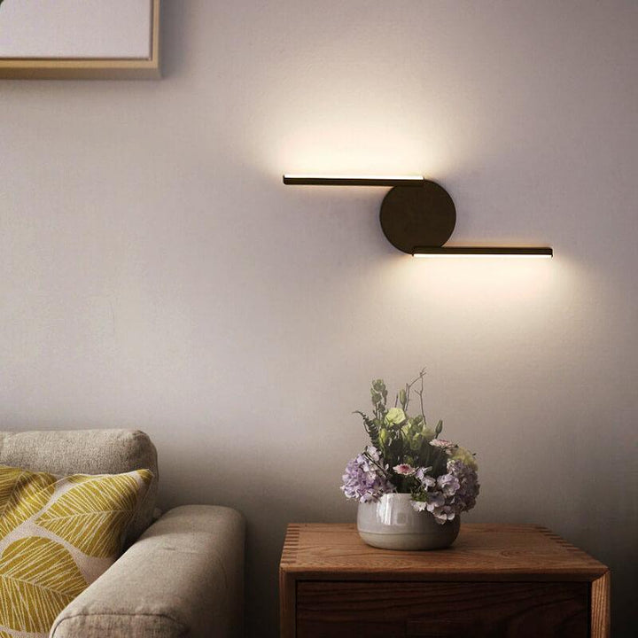 LED Wall Light Arc Design | Aluminium Hardwired Fixture | Soft Halo Glow for Bedrooms, Hallways &amp; Living Rooms 2