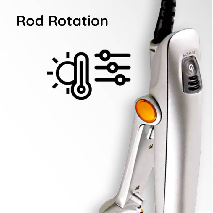2-in-1 Rotating Hair Brush | Straightens, Curls and Styles in One Pass | Rapid Heat-Up Reduces Frizz and Boosts Shine
