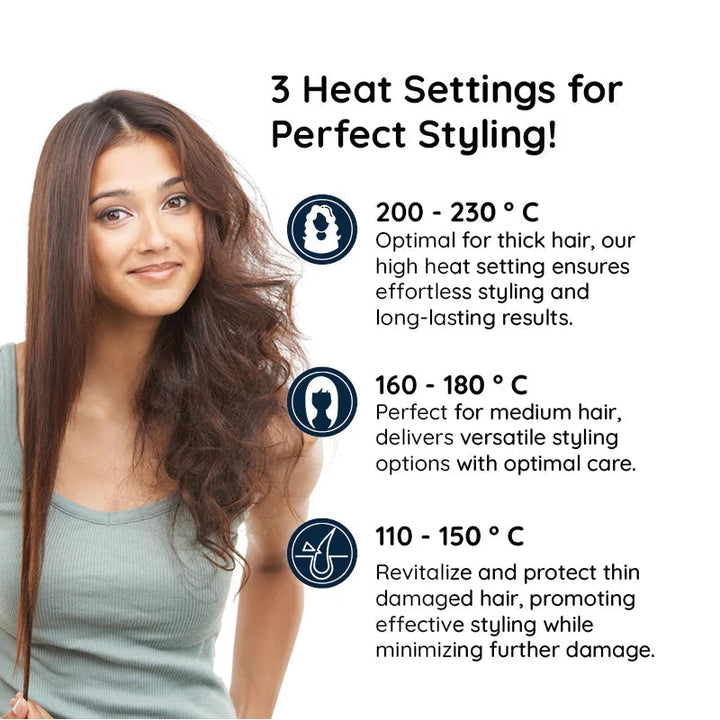 2-in-1 Rotating Hair Brush | Straightens, Curls and Styles in One Pass | Rapid Heat-Up Reduces Frizz and Boosts Shine
