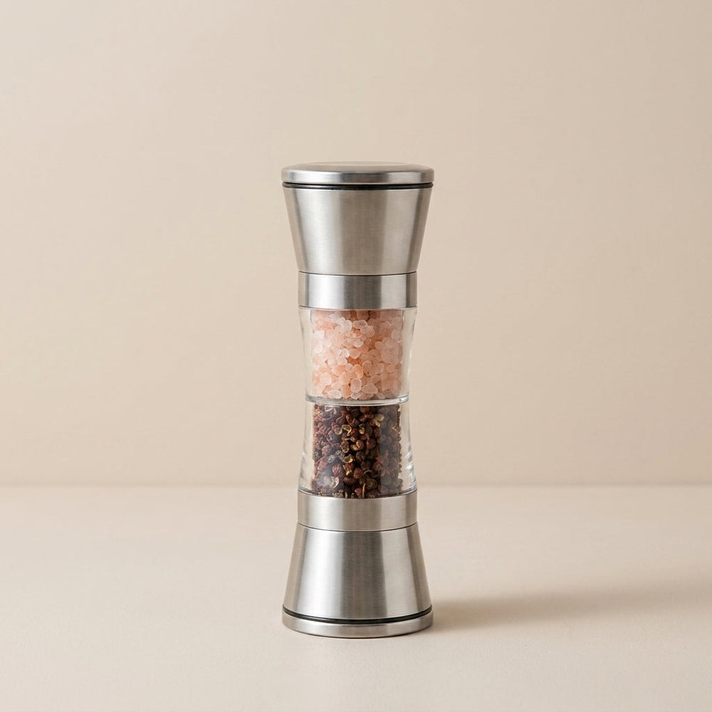 2-in-1 Spice Mill | Two Chambers With Adjustable Grinders