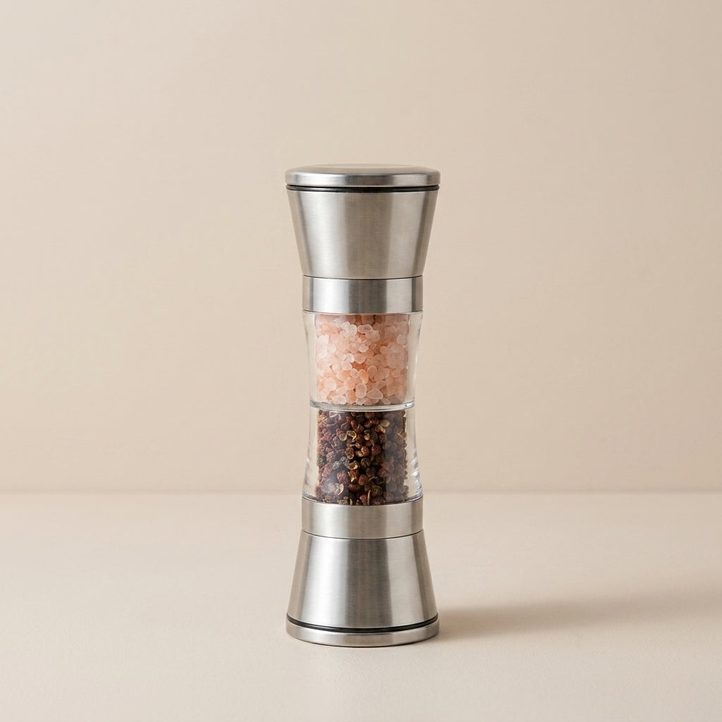 2-in-1 Spice Mill | Two Chambers With Adjustable Grinders
