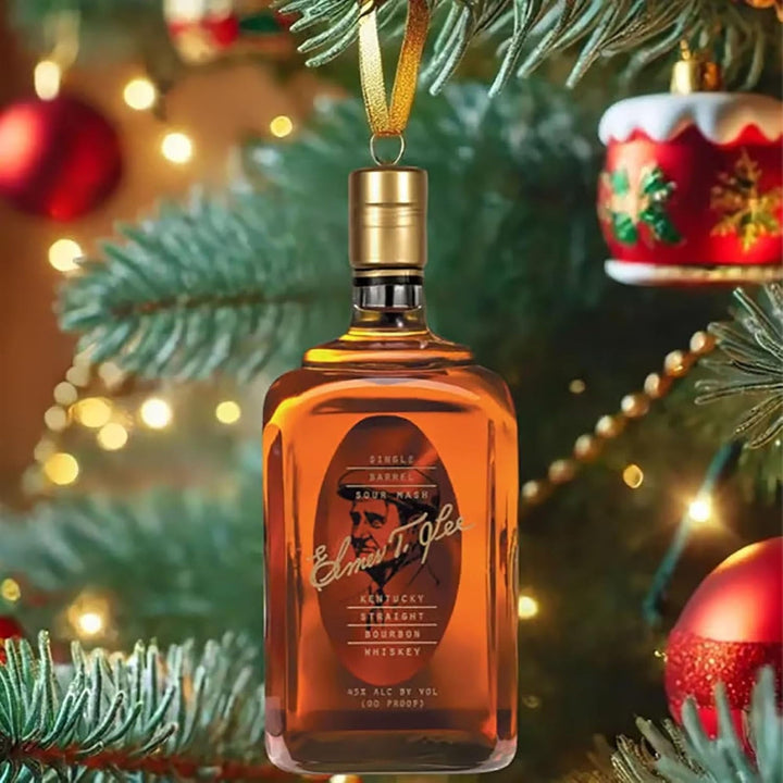 24 Piece Whiskey Bourbon Advent Calendar Mini Bottle Ornaments