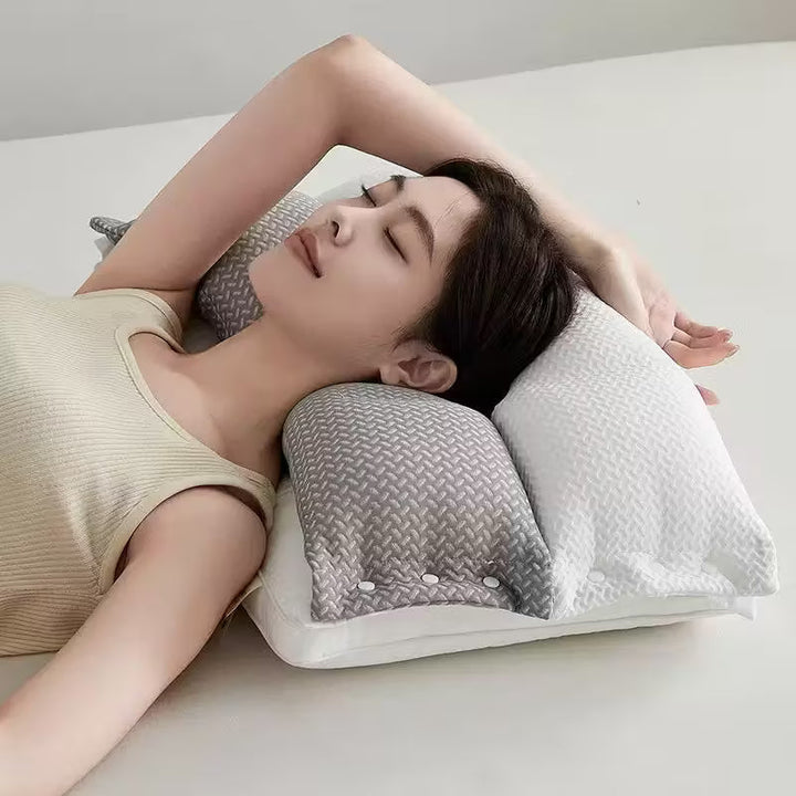 3-in-1 Neck Pillow | Ergonomic Support for Back and Side Sleepers | Breathable Comfort for Restful Sleep