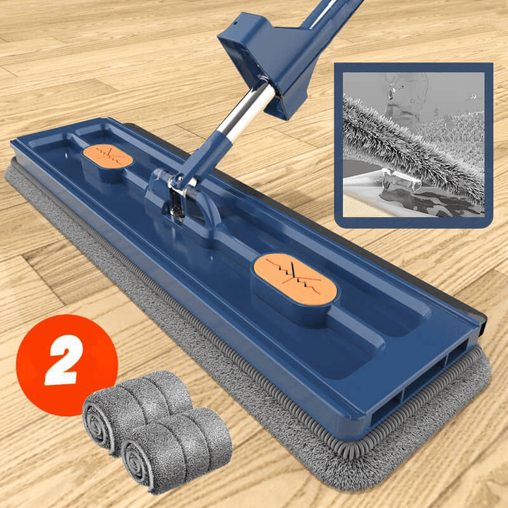 360 Spin Mop Microfiber Head Stainless Steel with Effortless Wringing