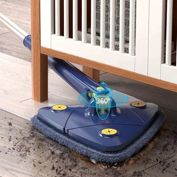 360° Adjustable Cleaning Mop | Triangle Head That Wrings Out