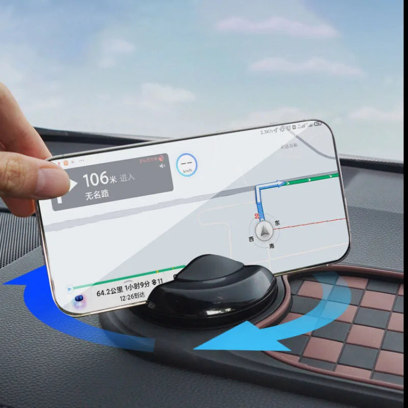 360º Phone Car Mat | Turning Cradle And Grip Surface