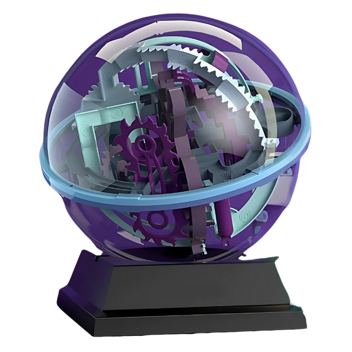 3D Spherical Maze Puzzle Ball Four Difficulty Levels