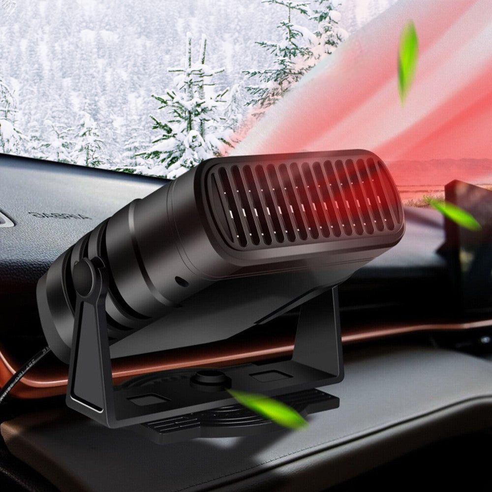 12V Portable Car Heater | 360° Rotatable Dual-Mode Heating & Cooling | Fast Defrost Windscreen Fan for Cars, SUVs & RVs 1