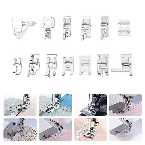 42 Piece Presser Foot Set Low Shank Sewing Machine Feet