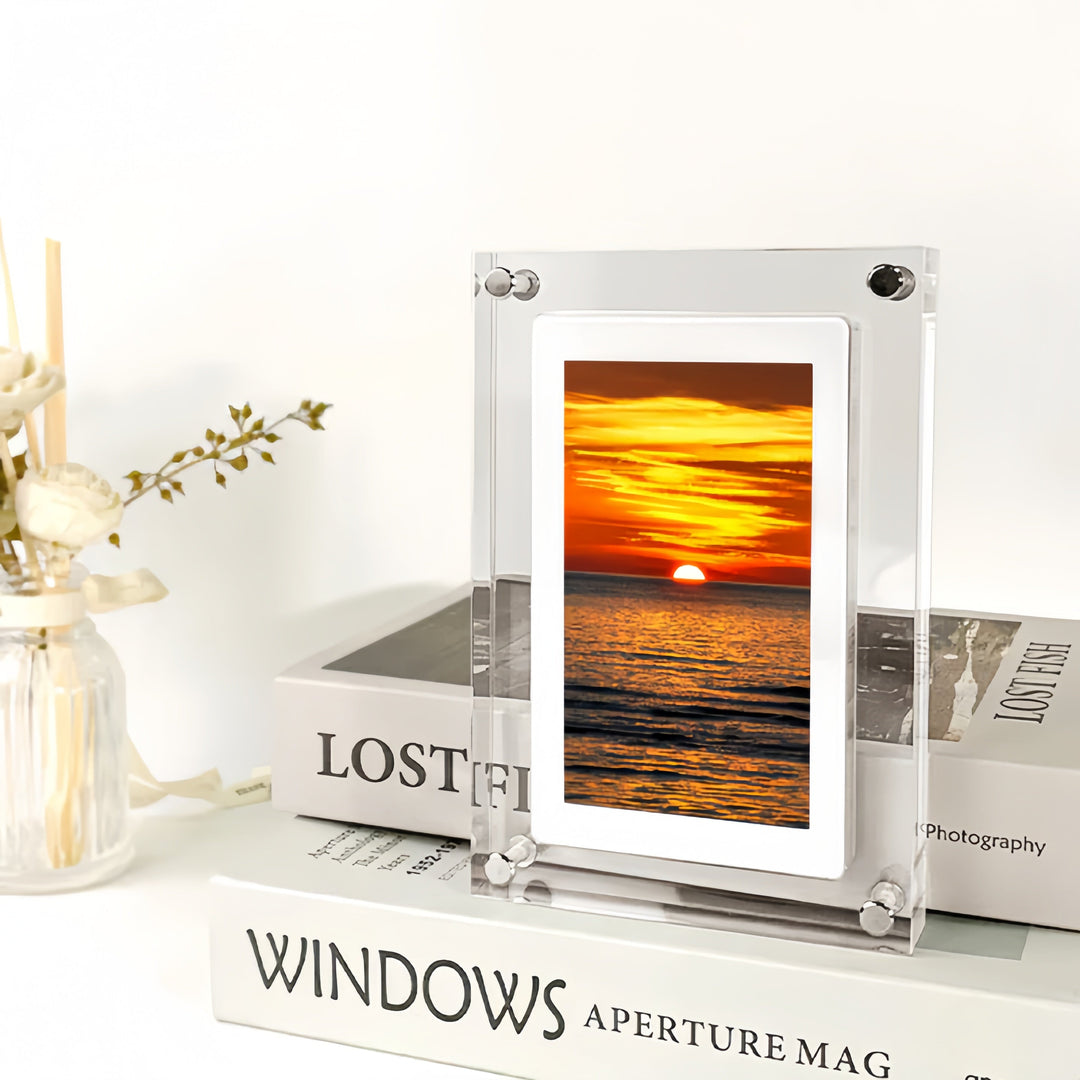 18 cm HD Digital Photo Frame Rechargeable Stereo Speakers 3