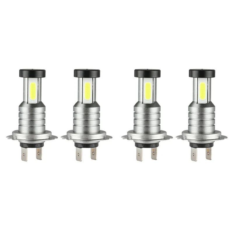 4x H7 LED Headlight Bulb Kit 30000LM Waterproof 6000K