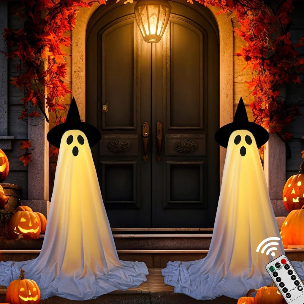 50 Inch LED Halloween Ghost Decoration Remote Control