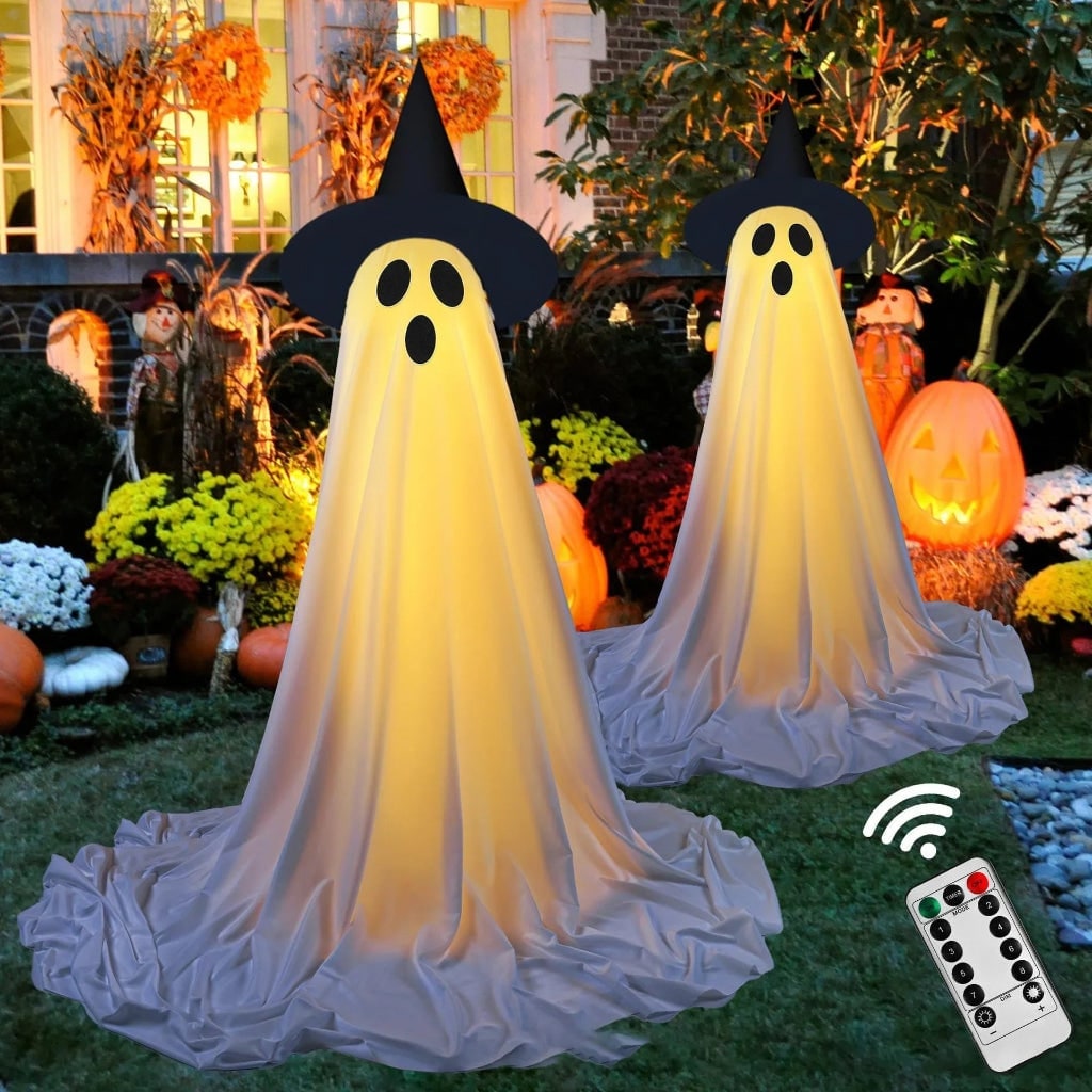 50 Inch LED Halloween Ghost Decoration Remote Control