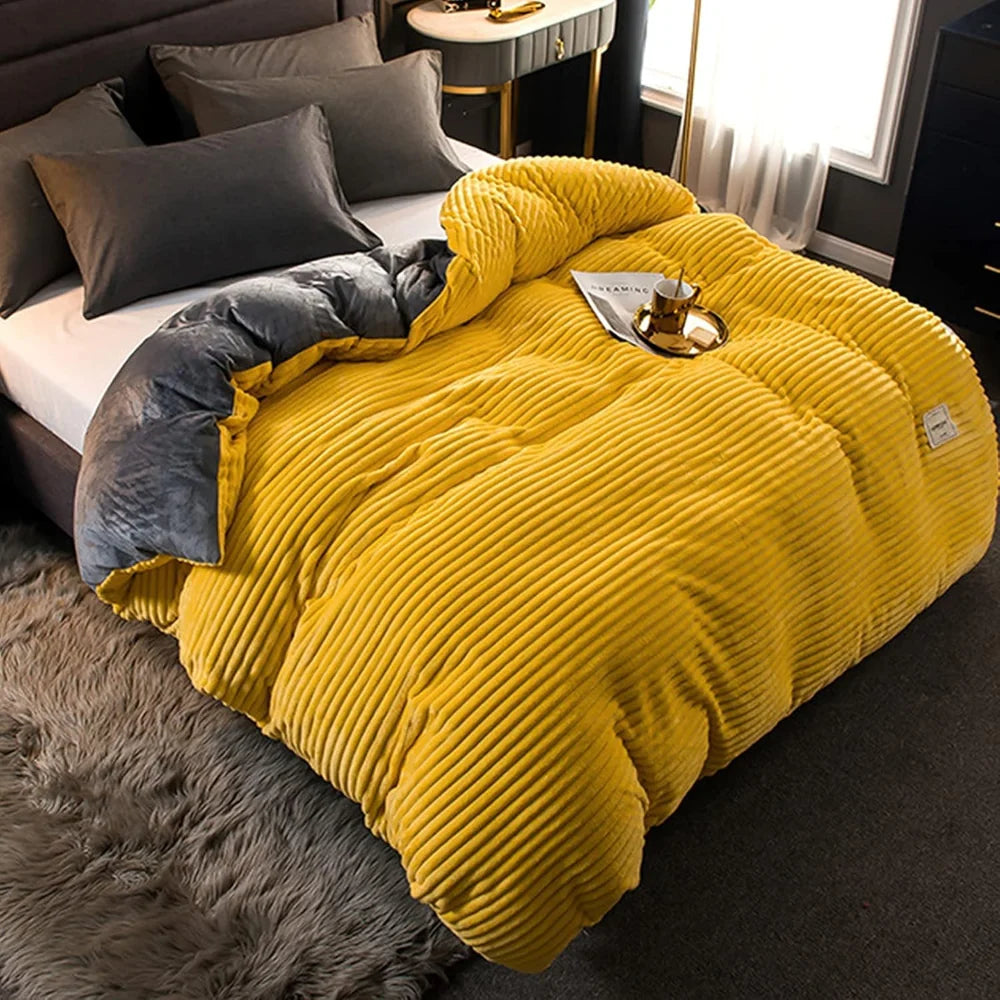 Fleece Duvet Cover Set | Plush-Style Winter Bedspread with Matching Pillowcases | Soft, Warm &amp; Machine Washable 8