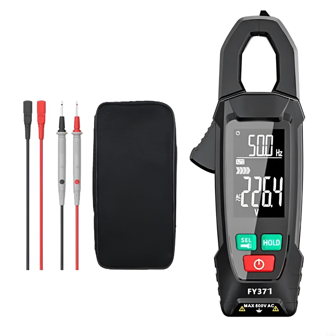 AC DC Clamp Meter | True RMS Auto-Ranging with NCV Detection | 600V Voltage &amp; 200A Current Tester with Continuity