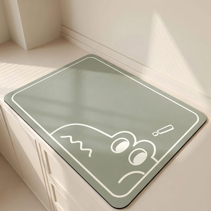 Absorbent Kitchen Mat | Grip Backing With A Bound Edge