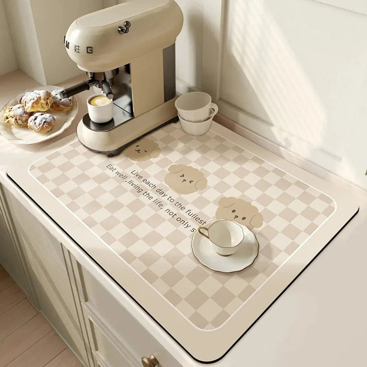 Absorbent Kitchen Mat | Grip Backing With A Bound Edge