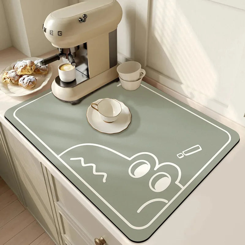 Absorbent Kitchen Mat | Grip Backing With A Bound Edge