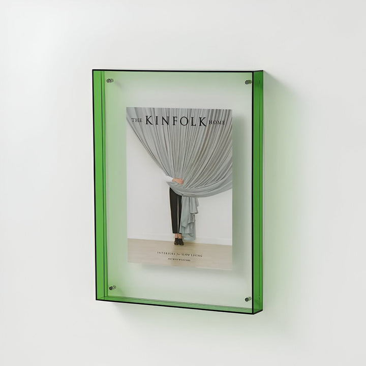 Acrylic Picture Frame | Float Mount With Fluorescent Edges
