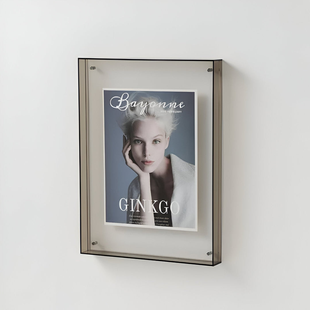 Acrylic Picture Frame | Float Mount With Fluorescent Edges