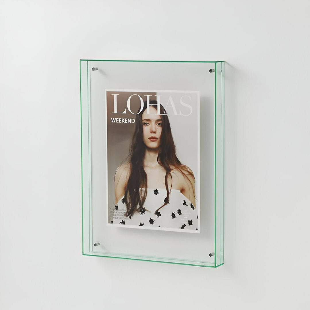 Acrylic Picture Frame | Float Mount With Fluorescent Edges