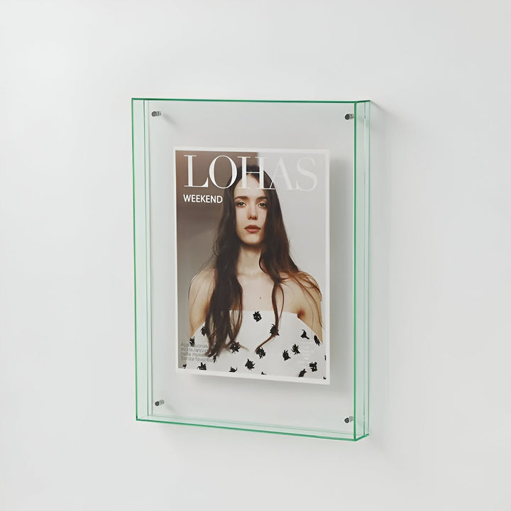 Acrylic Picture Frame | Float Mount With Fluorescent Edges