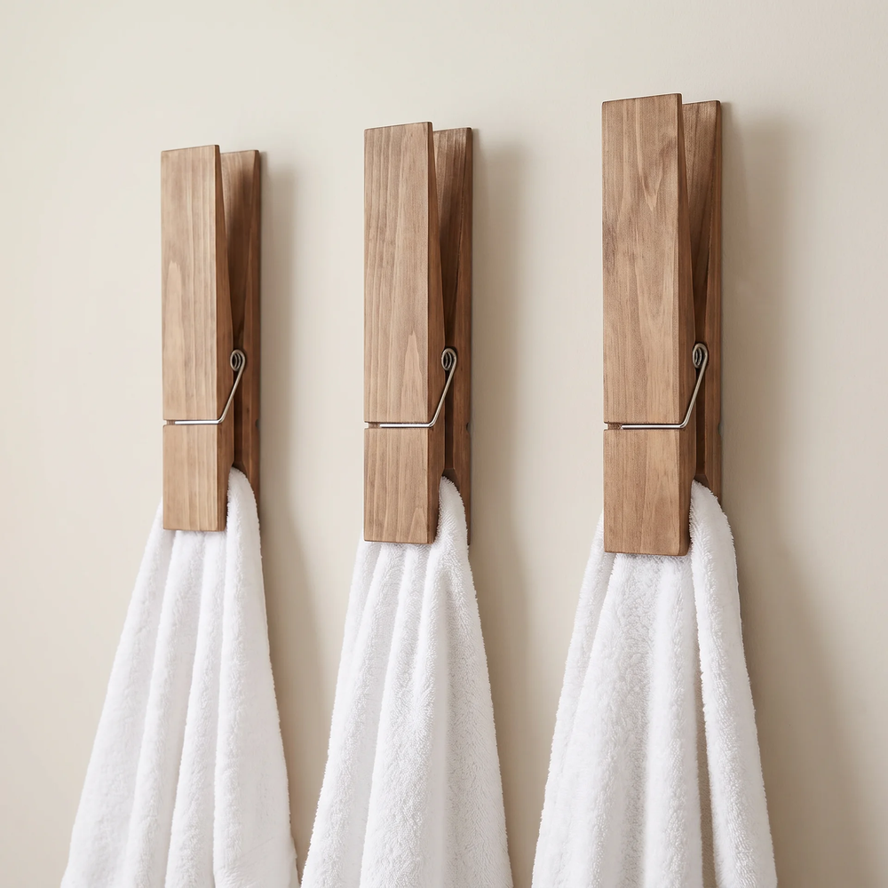 Adhesive Towel Clip | Oversized Peg With A Sprung Jaw