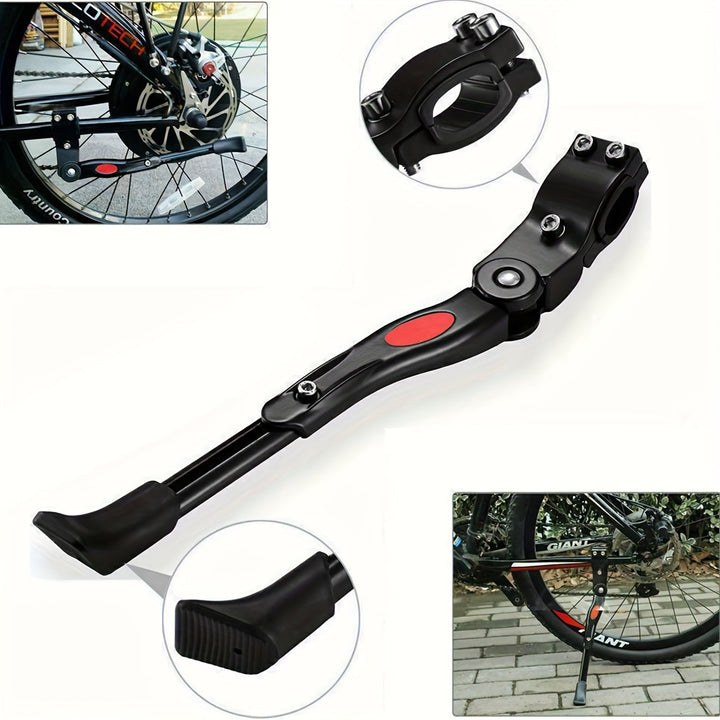 Adjustable Bicycle Stand | Aluminium Side Kickstand 32-37cm