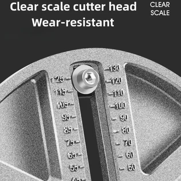 Adjustable Circle Cutter Drill Attachment | Three-Tooth Blades, Hex Shank | Precise Cuts in Drywall and Softwood