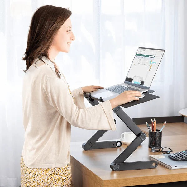 Adjustable Laptop Stand Foldable Aluminium with Cooling Ventilation