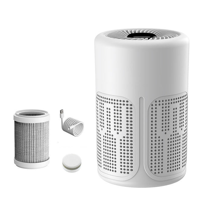 Air Purifier | Whisper-Quiet Operation for Rooms up to 50 m² | USB Powered, Filters Dust, Pollen &amp; Allergens for Cleaner Air