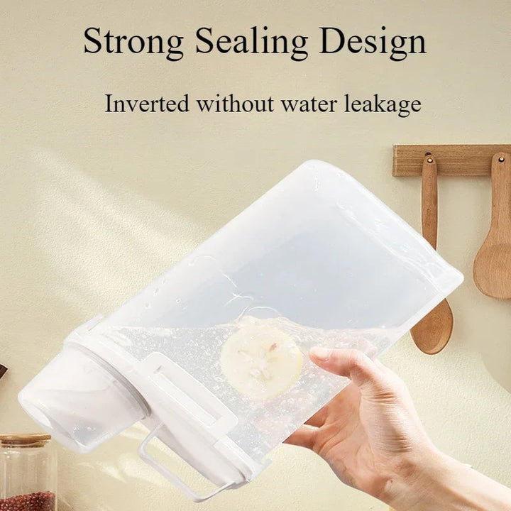 Airtight Grain Storage Container | Clip Lid, Measure Cup