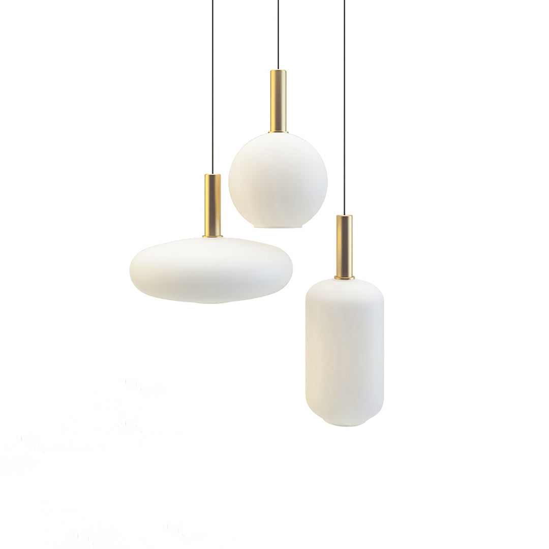 Glass Pendant Ceiling Light E27 Fitting Adjustable Cord 45
