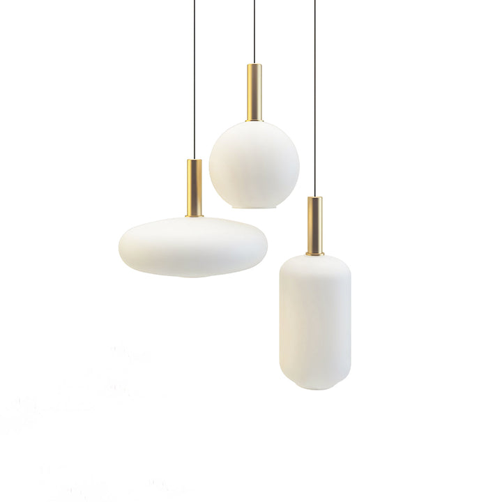 Glass Pendant Ceiling Light E27 Fitting Adjustable Cord 45