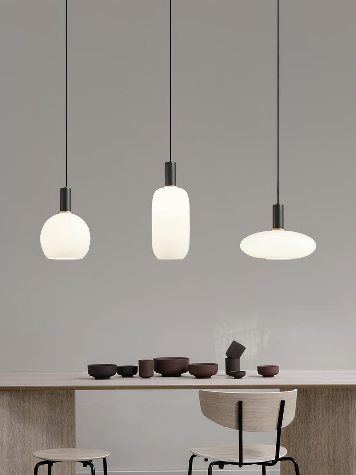 Glass Pendant Ceiling Light E27 Fitting Adjustable Cord 20