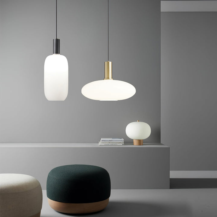 Glass Pendant Ceiling Light E27 Fitting Adjustable Cord 6