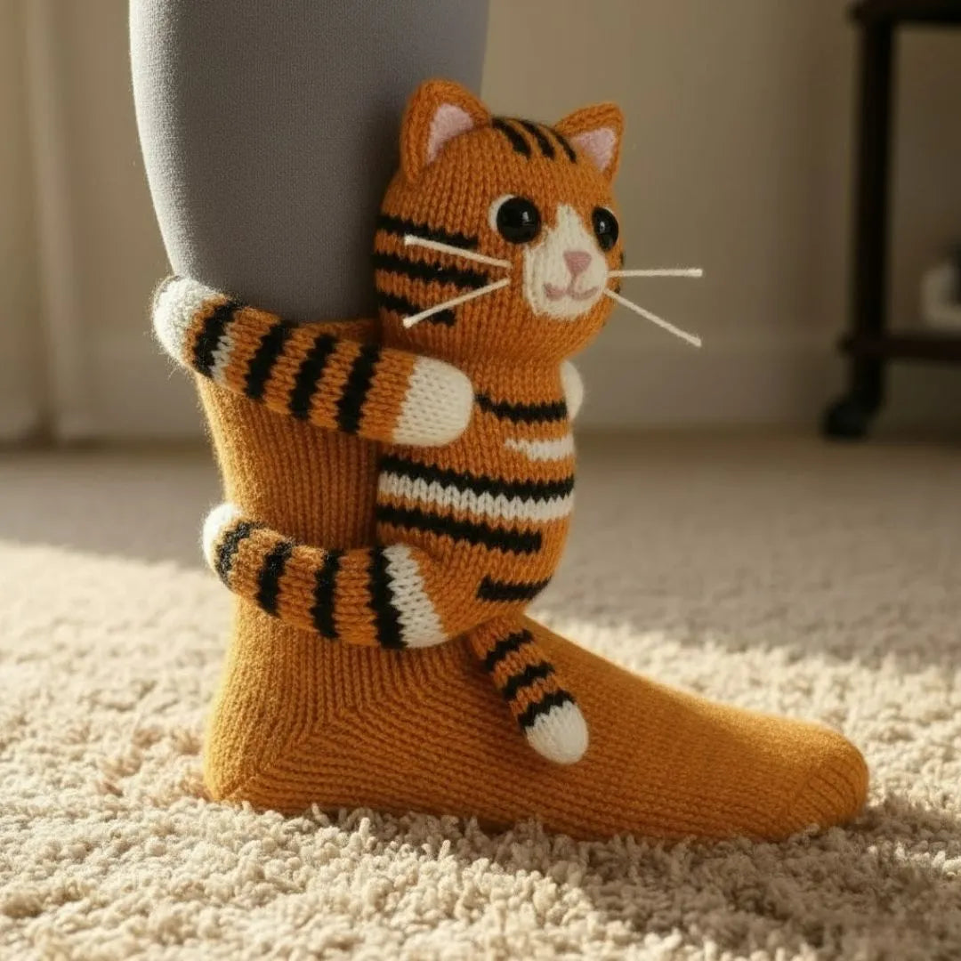 Animal Print Socks | Warm &amp; Cosy Comfort