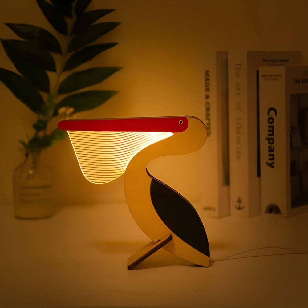 Animal Shape Table Lamp Touch Switch LED Night Light USB