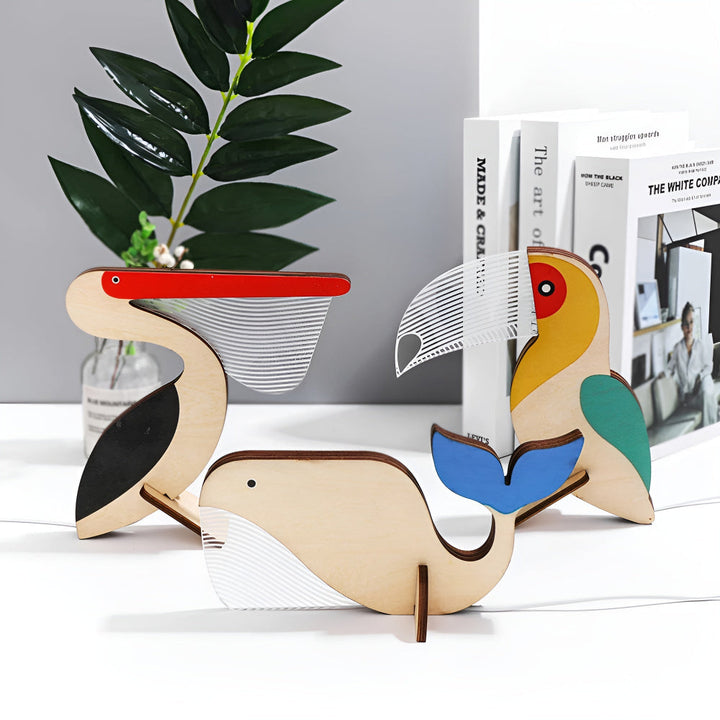 Animal Shape Table Lamp Touch Switch LED Night Light USB