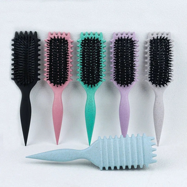 Anti-Frizz Detangling Hairbrush | Flexible Bristles for Pain-Free Brushing | Reduces Static for Smooth, Shiny Hair