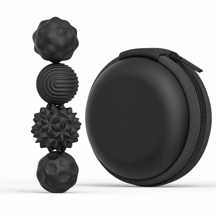 Anti-Stress Balls Set | Silicone Squeeze Balls for Hand Relaxation &amp; Grip Strength | Silent, Compact &amp; Pocket-Friendly