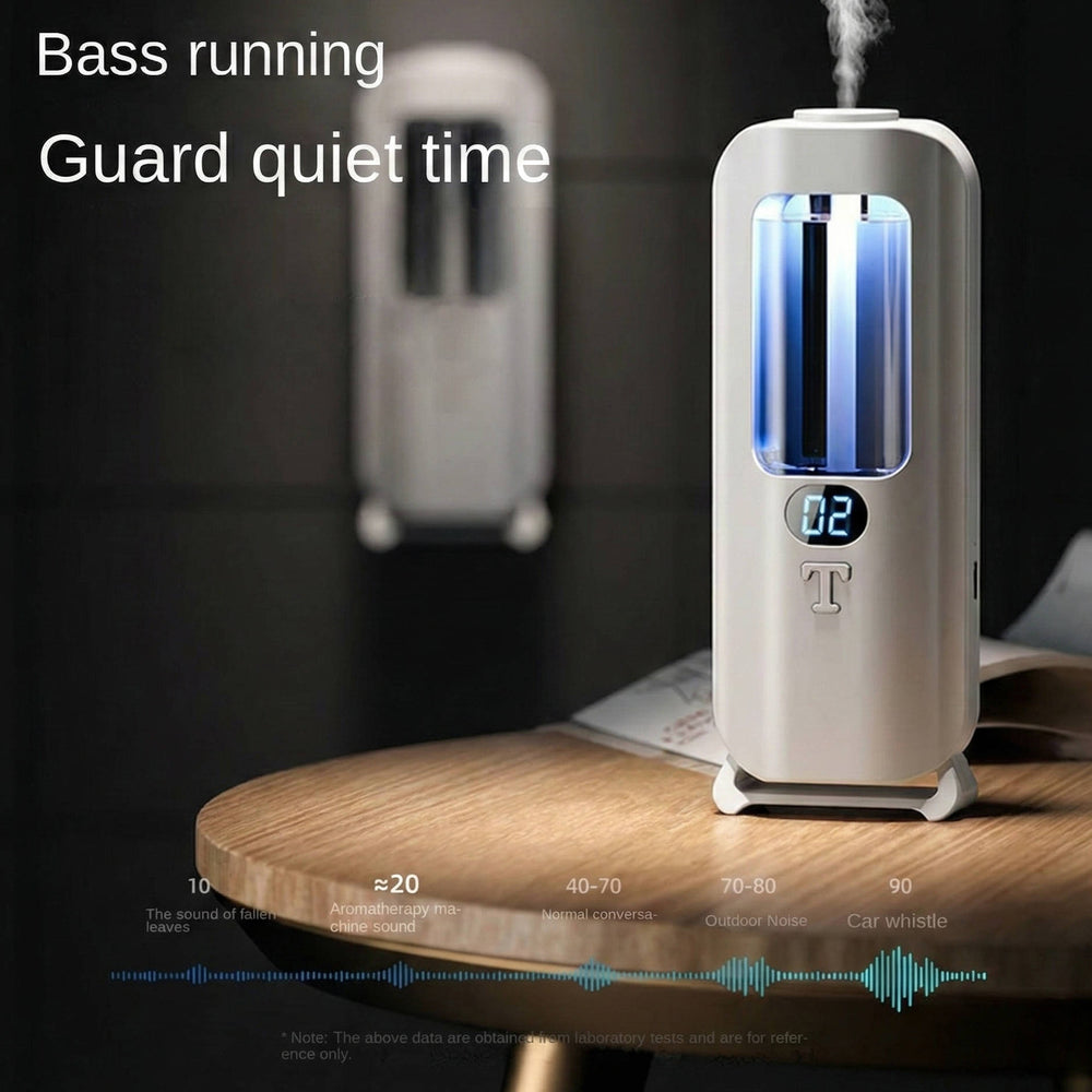 Aromatherapy Diffuser Humidifier | Wall Mounted Digital Display, 5 Mist Modes | 360° Scent Coverage & LED Lights