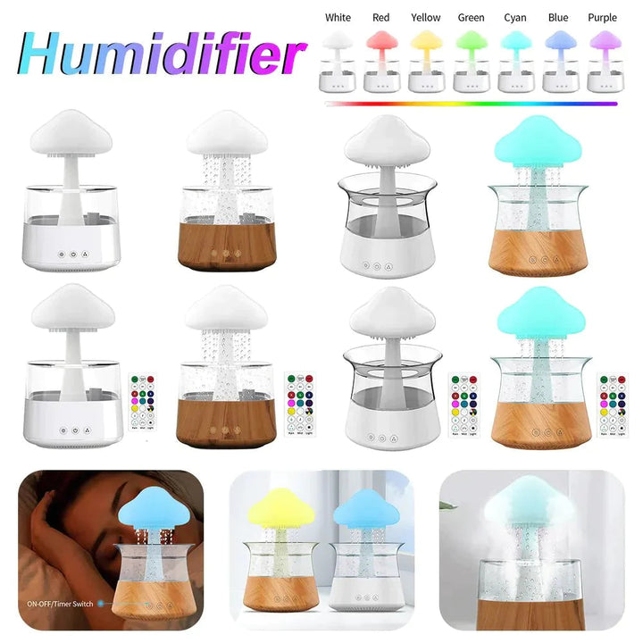 Aromatic Humidifier | Falling Rain Cap, Three Touch Keys