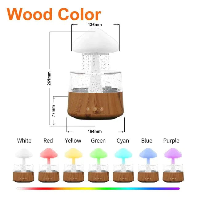 Aromatic Humidifier | Falling Rain Cap, Three Touch Keys