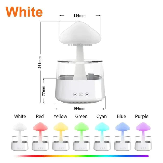 Aromatic Humidifier | Falling Rain Cap, Three Touch Keys