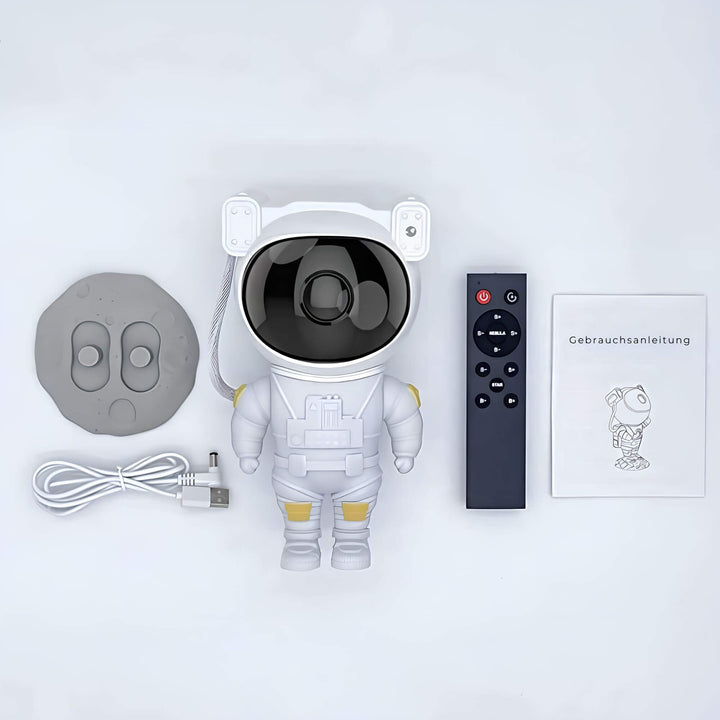 Astronaut Star Projector | Tilting Head, Nebula Wash