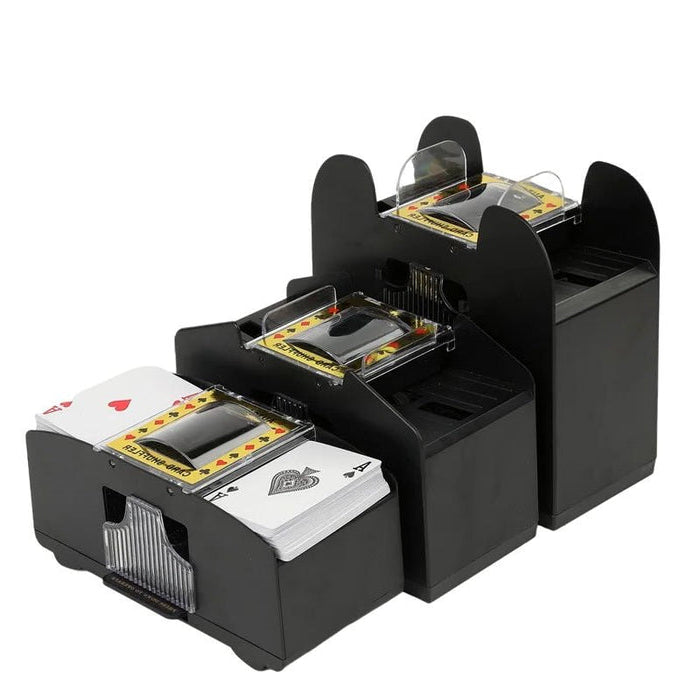 Automatic Card Shuffler | Supports Up to Six Decks, USB or AA Battery Powered | Reduced-Noise Motor for Card Games