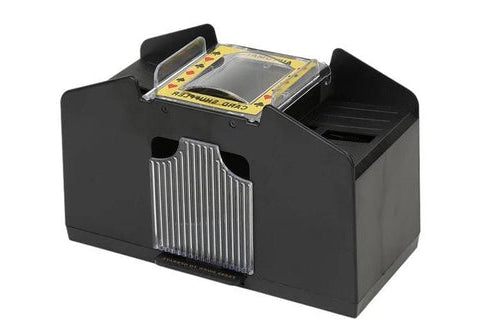 Automatic Card Shuffler | Supports Up to Six Decks, USB or AA Battery Powered | Reduced-Noise Motor for Card Games