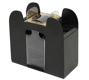 Automatic Card Shuffler | Supports Up to Six Decks, USB or AA Battery Powered | Reduced-Noise Motor for Card Games