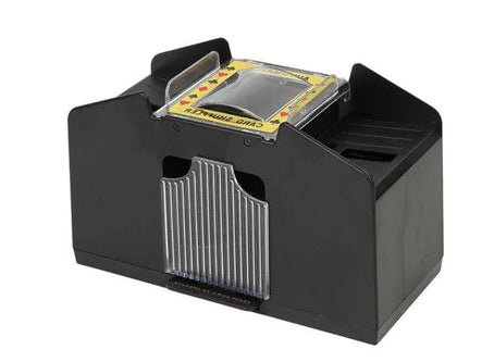 Automatic Card Shuffler | Supports Up to Six Decks, USB or AA Battery Powered | Reduced-Noise Motor for Card Games